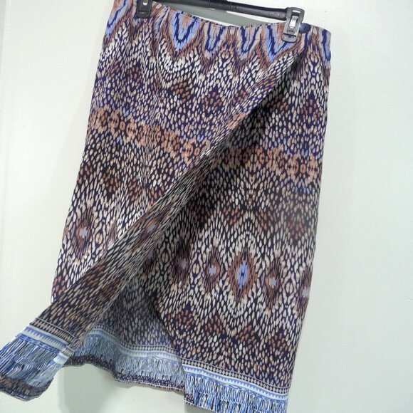 NIC+ZOE FAUX WRAP SKIRT LARGE - Picture 2 of 12